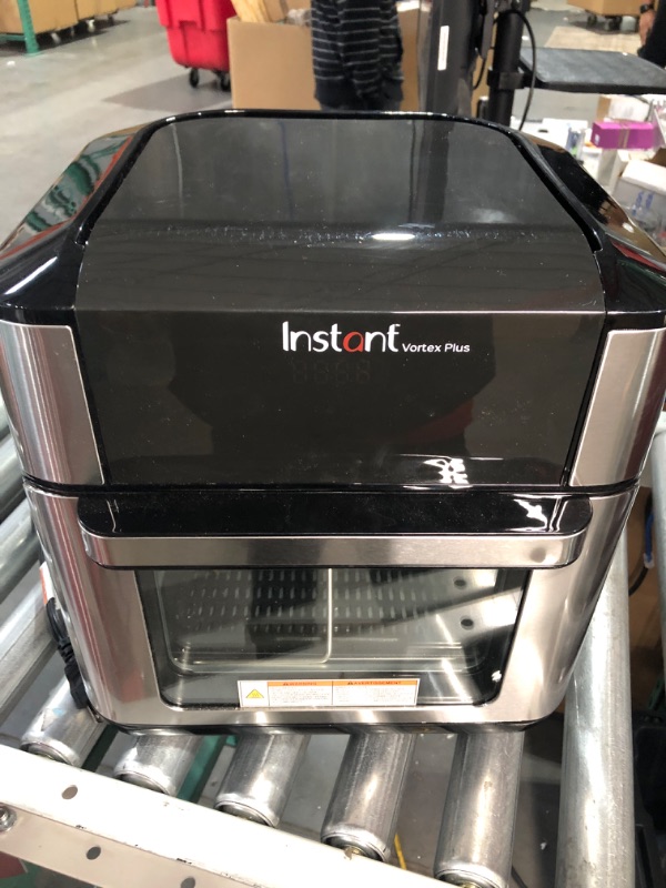 Photo 1 of * NONFUNCTIONAL * Instant Vortex Plus 10qt 7-in-1 Air Fryer Toaster Oven Combo - Black