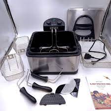 Photo 1 of * NONFUNCTIONAL * Secura Electric Deep Fryer 1800W-Watt Large 4.0L/4.2Qt Professional Grade Stainless Steel 