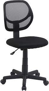 Photo 3 of * USED * Amazon Basics Low-Back, Upholstered Mesh, Adjustable, Swivel Computer Office Desk Chair, Black 