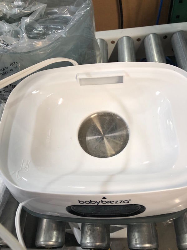 Photo 3 of * USED * Baby Brezza Baby Bottle Sterilizer and Dryer Advanced – Electric Steam Sterilization Machine – Universal Sterilizing for All Bottles: Plastic + Glass + Pacifiers + Breast Pump Parts - HEPA Filtration