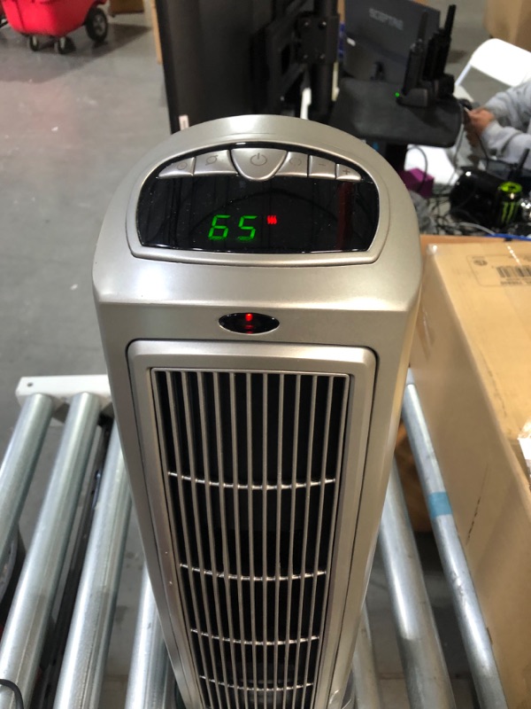 Photo 3 of Lasko 1500W Digital Ceramic Space Heater with Remote, 755320, Silver