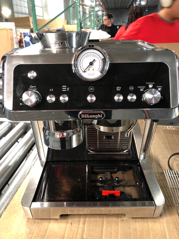 Photo 2 of -USED- De'Longhi EC9355M La Specialista Prestigio Espresso Machine , Stainless Steel 