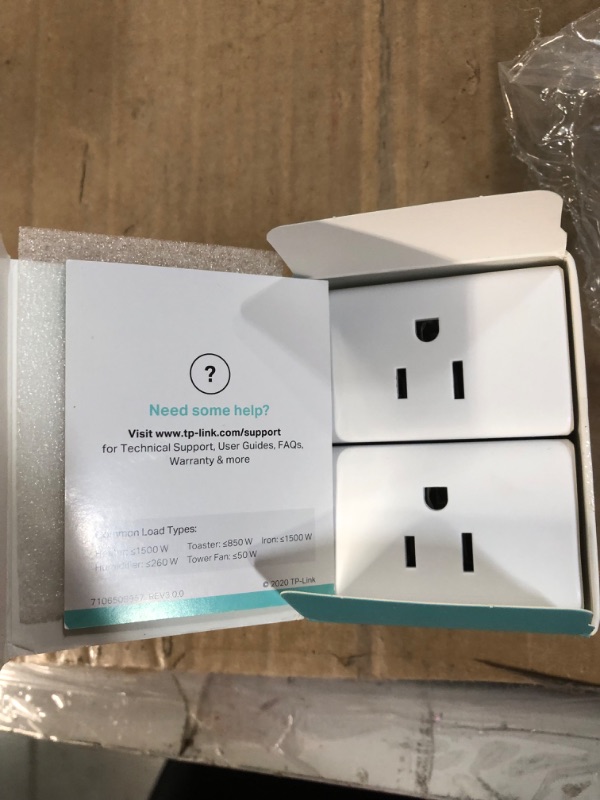 Photo 2 of  Smart Home Wi-Fi Outlet Works with Alexa, Google Home & IFTTT, No Hub Required, UL Certified, 2.4G WiFi Only