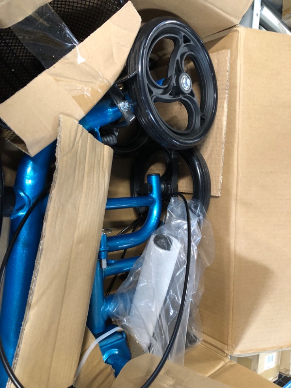 Photo 1 of Healconnex Knee Scooter?Steerable Knee Walker, Economical Knee Scooter for Foot Injuries Best Crutches Alternative Blue