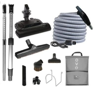 Photo 1 of *ACCESORIES ONLY* OVO PAK70DP-40 Heavy Duty Central Vacuum System Accesories