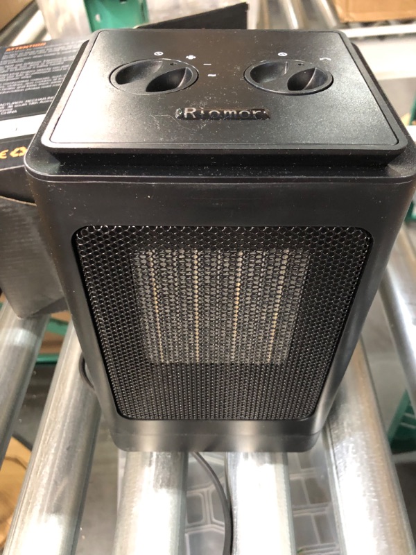 Photo 2 of (PARTS ONLY) Space Heater, 1500W Portable Heater, 60°Oscillating 