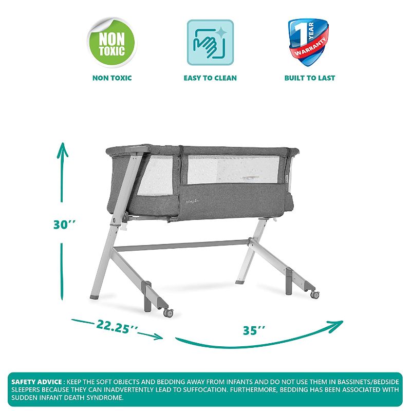 Photo 1 of Dream On Me Skylar Bassinet and Beside Sleeper