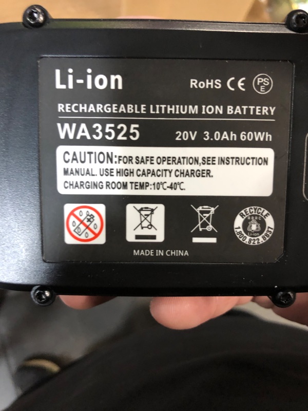 Photo 3 of  LB2X4020 Replacement Battery for Black and Decker 20V Battery 