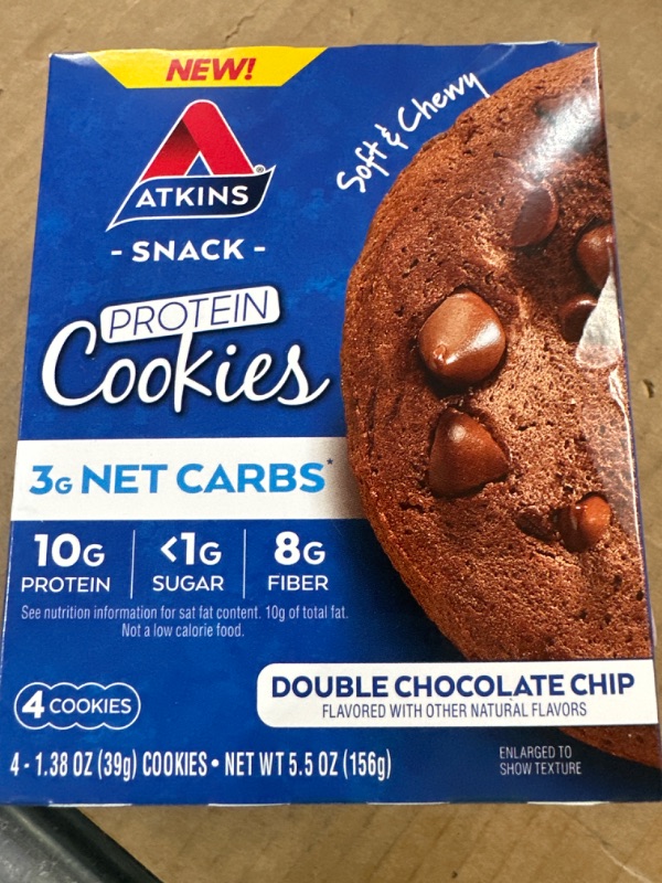 Photo 2 of Atkins Cookies - Double Chocolate Chip - 4ct