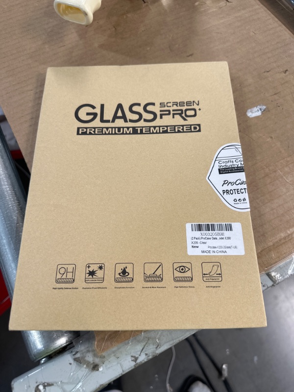 Photo 2 of 2 Pack ProCase Galaxy Tab A8 10.5 2022 Screen Protector X200 X205 X207, Tempered Glass Screen Film Guard for 10.5 Inch Samsung Galaxy Tab A8 2022 Release SM-X200 SM-X205 SM-X207