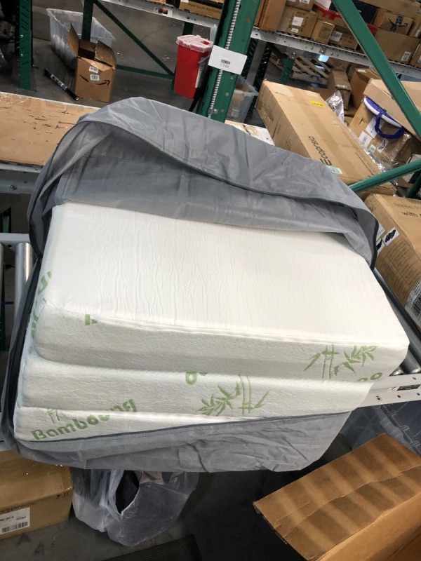 Photo 3 of **USED/SEE NOTES** Memory Foam Tri-Fold Mattress, 4” Foldable Floor Mattress with Storage Bag