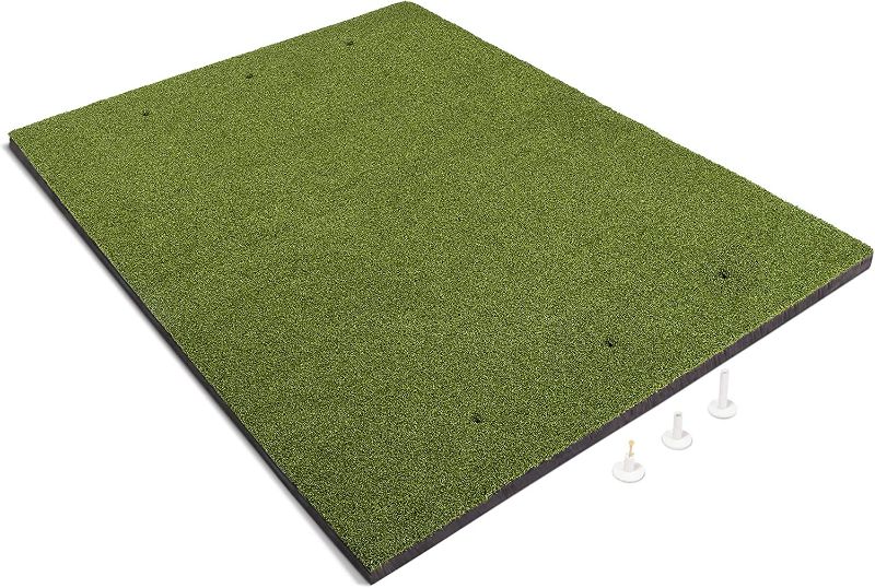 Photo 1 of **USED/MISSING PARTS** Golf Hitting Mat PRO 5 x 4 Artificial Turf Mat