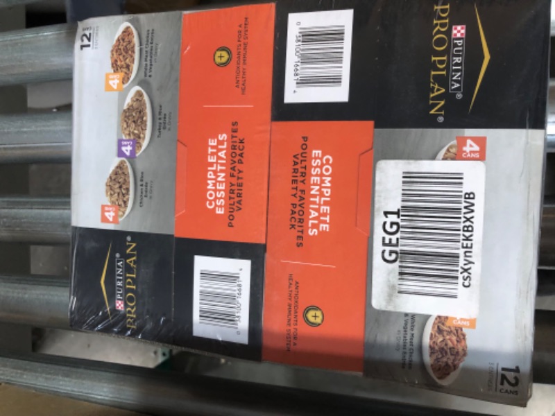 Photo 1 of (2, 12 Pack) Purina Pro Plan Gravy Wet Cat Food Variety Pack, Chicken Turkey Favorites, 3 oz. Cans (TOTAL OF 24)