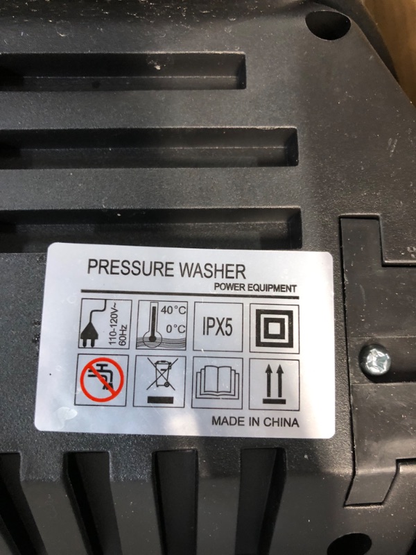 Photo 1 of **USED/SEE NOTES** Upgrade 1500 PSI Professional Electric Pressure Washer 1.7GPM, 1500W Rolling Wheels High Pressure Washer Cleaner Machine with Power Hose Nozzle Gun