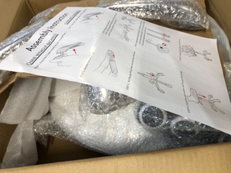 Photo 1 of **USED BUT APPEARS NEW**  Saddle Stool Rolling Chair for Office Massage Salon Technician Kitchen Spa Drafting,Adjustable Hydraulic with Wheels (Without Backrest, White) Without Backrest White