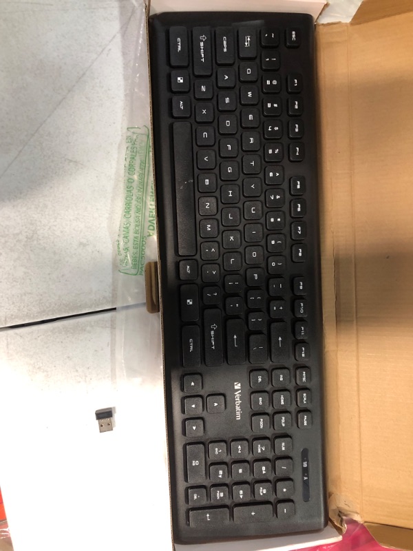 Photo 2 of [USED] Verbatim 2.4Ghz Wireless Slimline Keyboard 