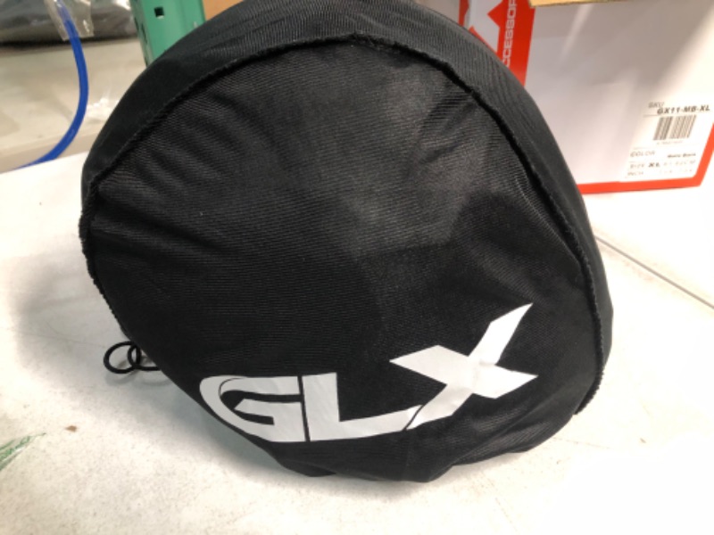 Photo 2 of GLX GX11 Compact Lightweight Full Face Motorcycle Street Bike Helmet DOT Approved (Matte Black, X-Large)