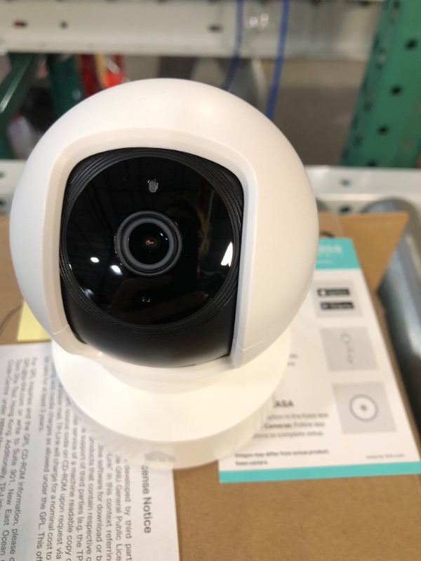 Photo 2 of See Notes Kasa Indoor Pan/Tilt Smart Security Camera, 1080p HD 2.4GHz with Night Vision, Motion Detection (EC70) 