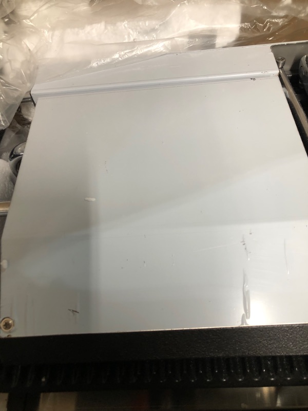 Photo 1 of ***USED*** Panghuhu88 110V 3600W Commercial Sandwich Panini Press, Non-Stick Full Grooved Plates 122°F-572°F Temp 14.4"D x 22.8"W x 7.5"H