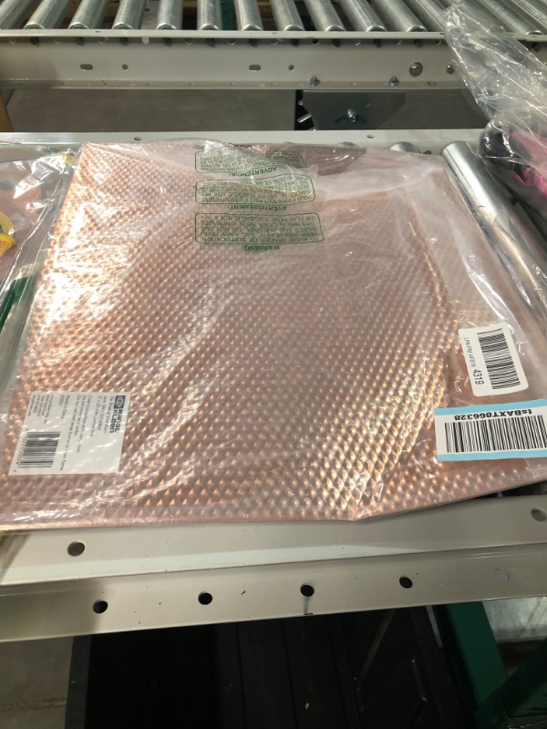 Photo 2 of **BENT CORNER**Range Kleen SM1720CWR Copper Insulated Counter Mat, 20 x 17 Inches