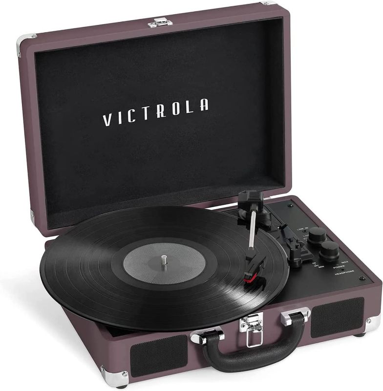 Photo 1 of **NOT TESTED**Victrola Vintage 3-Speed Bluetooth Portable Suitcase Record Player 