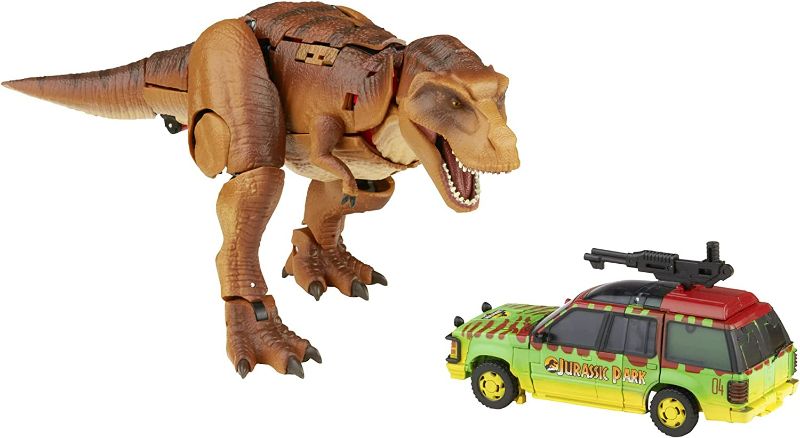 Photo 1 of **NEW**  Jurassic Park Mash-Up Tyrannocon Rex & Autobot JP93 Ages 8 and Up
