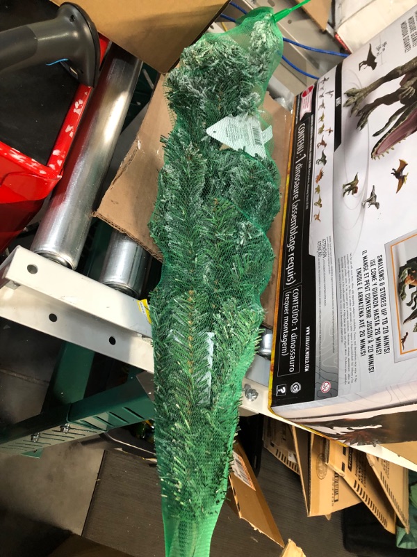 Photo 2 of **SEE NOTES**
Vickerman 30" Flocked Anoka Pine Artificial Christmas Tree, Unlit - Snow Covered Faux Tree - Seasonal Potted Indoor Home Decor