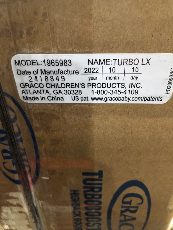 Photo 3 of *NEW/SEE NOTES* Graco TurboBooster LX Highback Car Seat, Matrix