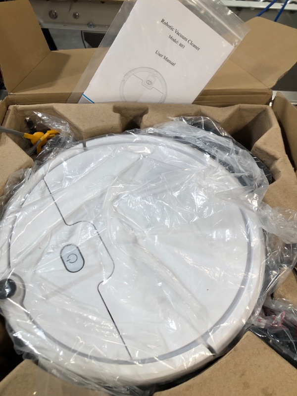 Photo 1 of (SEE NOTE) Robot Vacuum model 803 White