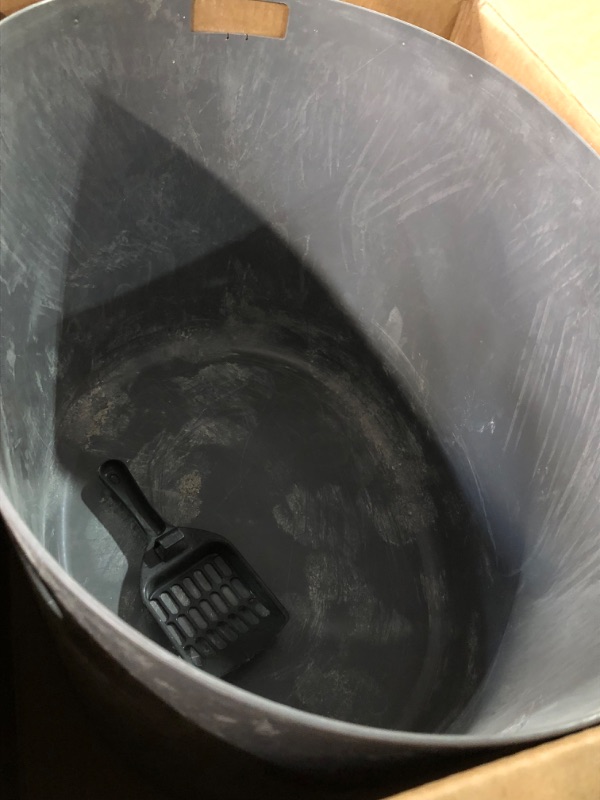 Photo 1 of **USED**IRIS USA Top Entry Cat Litter Box Large - Gray