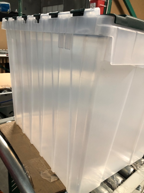 Photo 3 of Akro-Mils 66497CLDGN Plastic Storage Container 18 Gallon