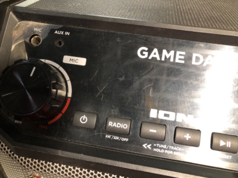 Photo 1 of **Missing Power Cord** Ion Tailgater Express Game Day Bluetooth Speaker
