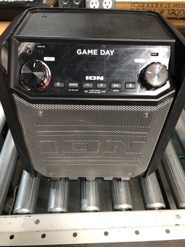Photo 5 of **Missing Power Cord** Ion Tailgater Express Game Day Bluetooth Speaker