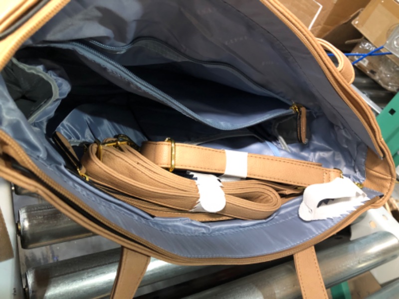 Photo 1 of *Missing Makeup Bag* DOFASAYI Leather Diaper Bag Backpack, Beige 