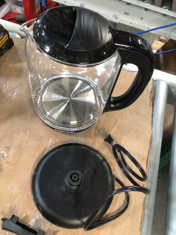 Photo 3 of *Used/Dirty* Chefman 1.7 Liter Electric Glass Tea Kettle