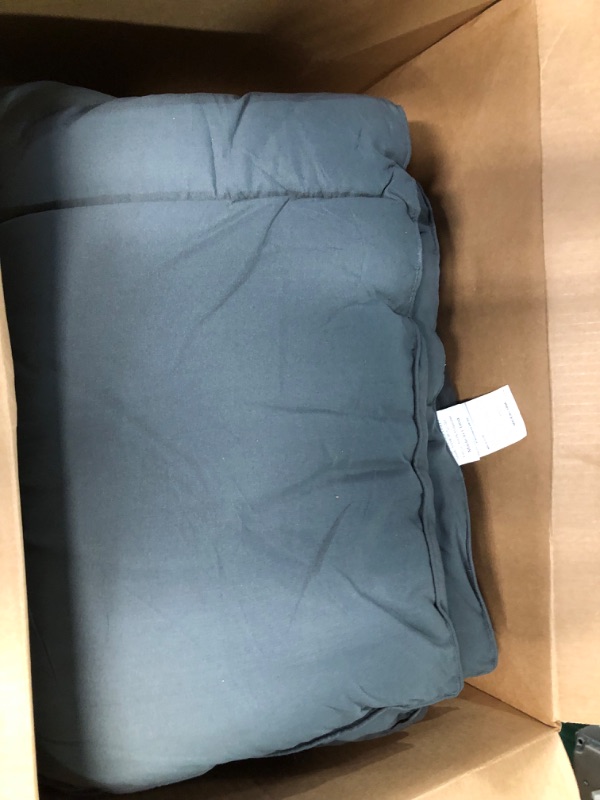 Photo 2 of [USED] EASELAND Twin Duvet - Dark Grey 64x88 inches 