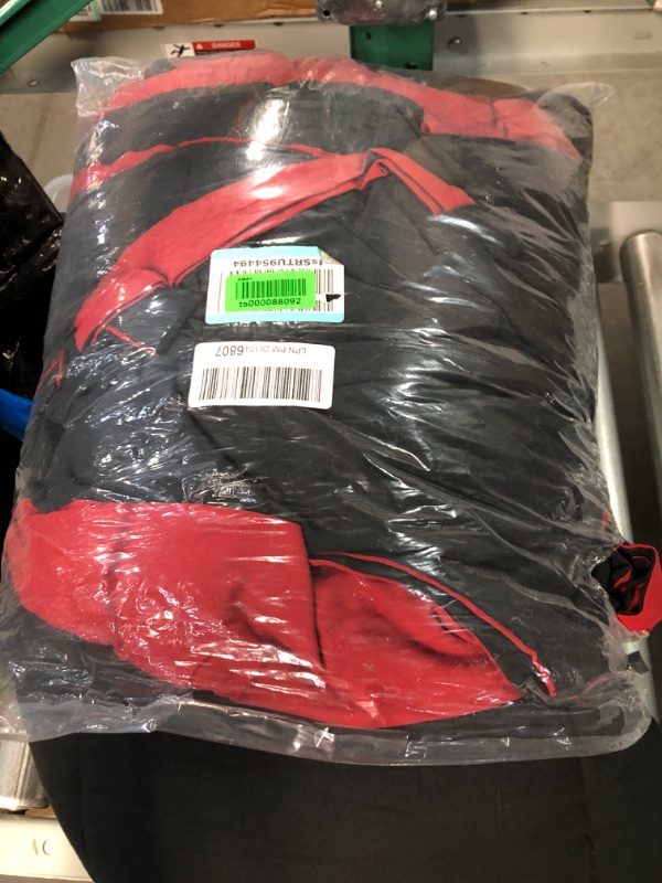 Photo 2 of [USED] Homgood Basic Down Comforter - KING - Red/Black