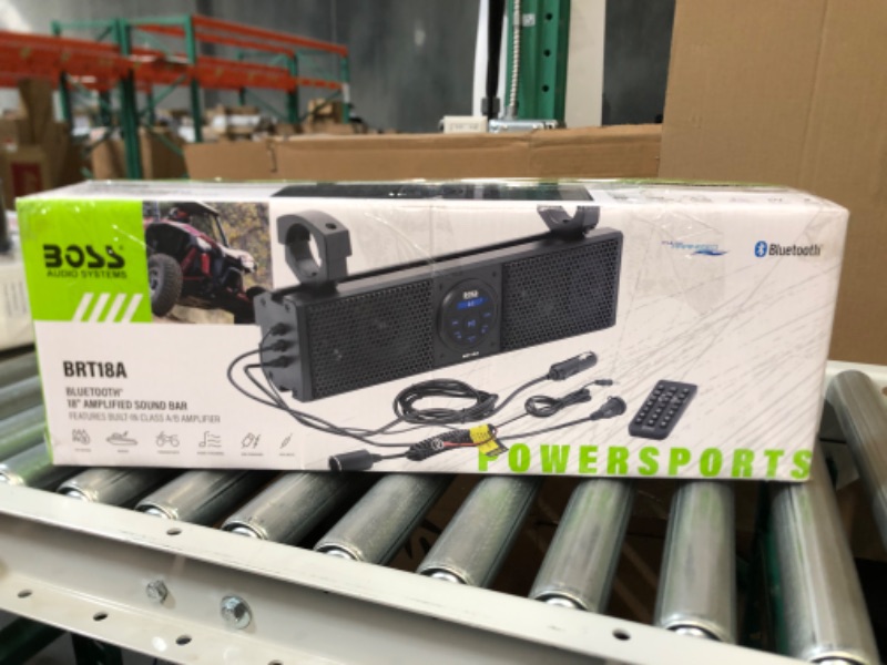 Photo 3 of BOSS Audio Systems BRT18A ATV UTV Sound Bar System -18.11” x 3.74” x 4.92”,