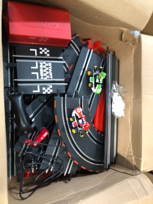 Photo 2 of Carrera GO!!! 63503 Official Licensed Mario Kart Battery Operated Slot Car Racing Toy Track