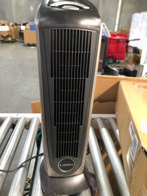 Photo 3 of **HEAVILY USED/WORKS** Lasko Oscillating Ceramic Tower Space Heater 