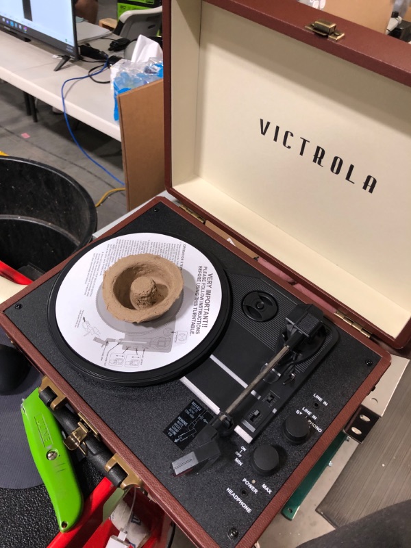 Photo 2 of Victrola Vintage 3-Speed Bluetooth Portable Suitcase Record Player