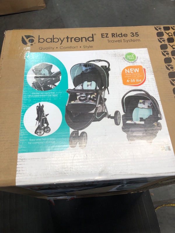 Photo 2 of Baby Trend EZ Ride 35 Travel System, Doodle Dots