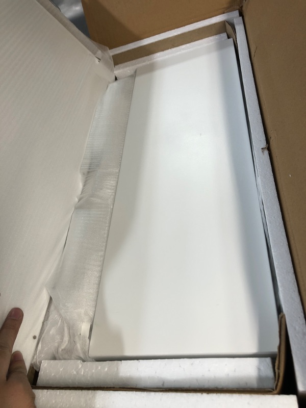 Photo 3 of *NEW IN BOX* Elegant Home Fashions Madison Detachable Bathroom Cabinet, One Size, White & Neal Bathroom Cabinet, One Size, White Cabinet + Cabinet