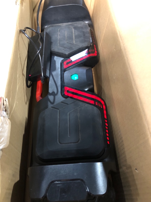 Photo 2 of * USED * Gyroor All Terrain Hoverboard, 8.5" Off Road Hoverboards with 700w Motor, Adult Hoverboard with Metal Aluminum Shell, Bluetooth Speaker and Led Lights, Self Balancing Hoverboard for Kids Ages 6-12 2-Y1S-black