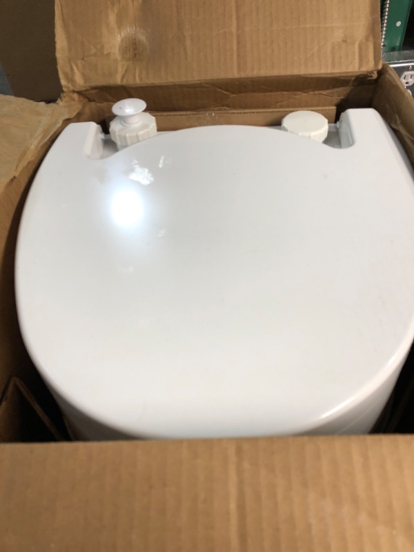 Photo 1 of Camco 41544 Premium Travel Toilet with Detachable Tank | Features a 5.3-Gallon Capacity