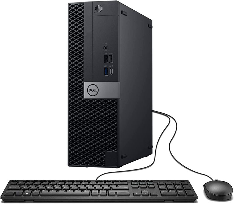 Photo 1 of *USED* Dell D5T1R OptiPlex 5050 Small Form Factor Desktop, Intel Core i5-7500, 4GB RAM, 500GB HDD, Black 11.5 x 3.7 x 11.4 inches