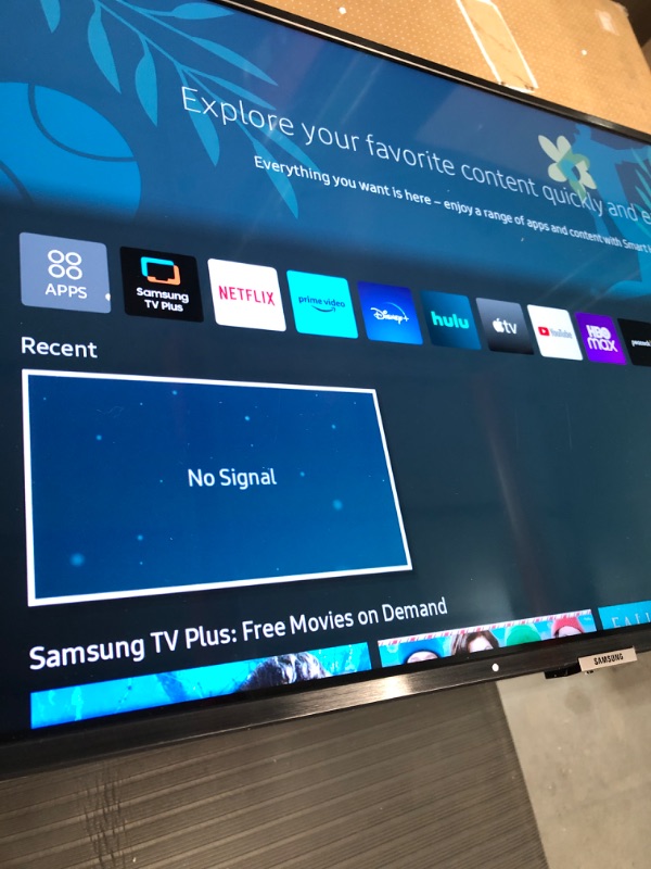 Photo 3 of SAMSUNG 32-Inch Class QLED Q60A Series - 4K UHD Dual LED Quantum HDR Smart TV with Alexa Built-in (QN32Q60AAFXZA, 2021 Model) 32 in TV Only