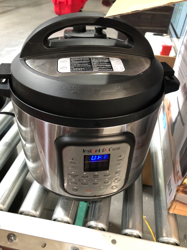 Photo 1 of *USED* Instant Pot 8 qt 11-in-1 Air Fryer Duo Crisp + Electric Pressure Cooker