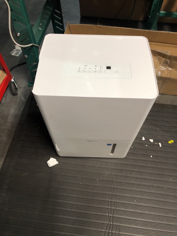 Photo 2 of * DAMAGED * Amazon Basics Dehumidifier - For Areas Up to 2,500 Square Feet, 35-Pint, Energy Star Certified 35 Pint Standard Dehumidifier