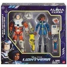 Photo 2 of Disney / Pixar Alpha Class Alisha Hawthorne & Buzz Lightyear Action Figure 2-Pack